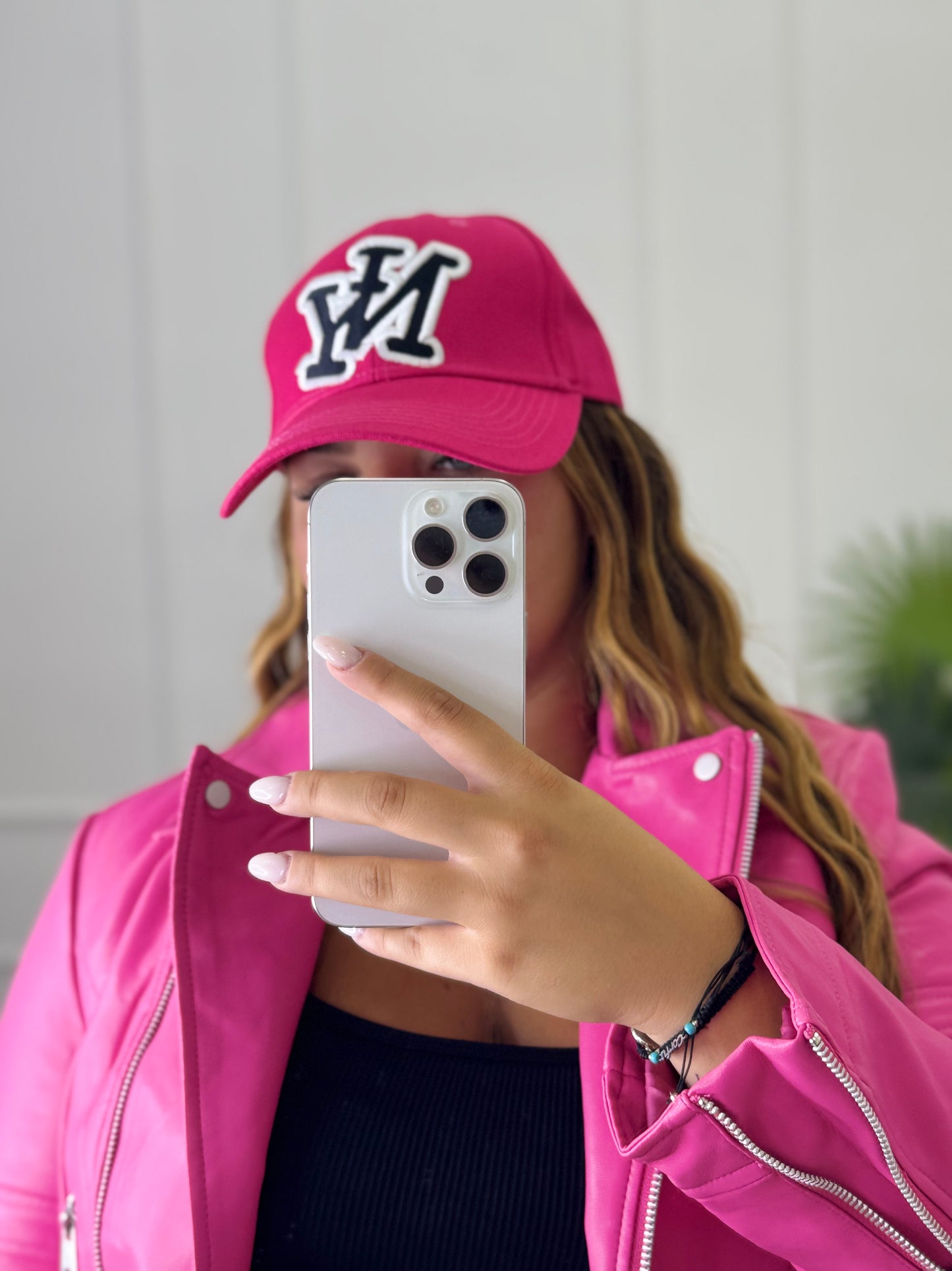 Cappello NY fucsia