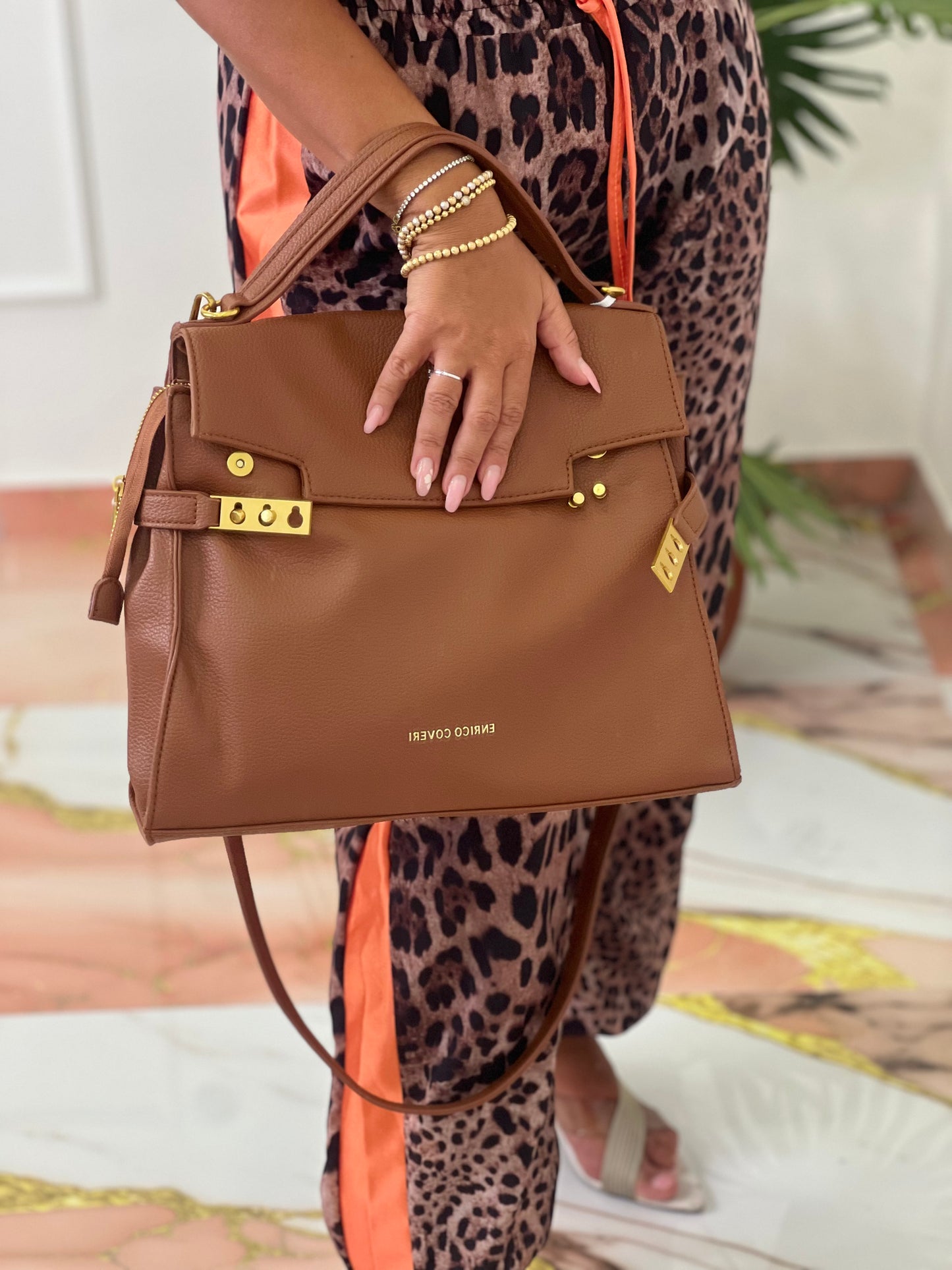 Borsa Roma Marrone