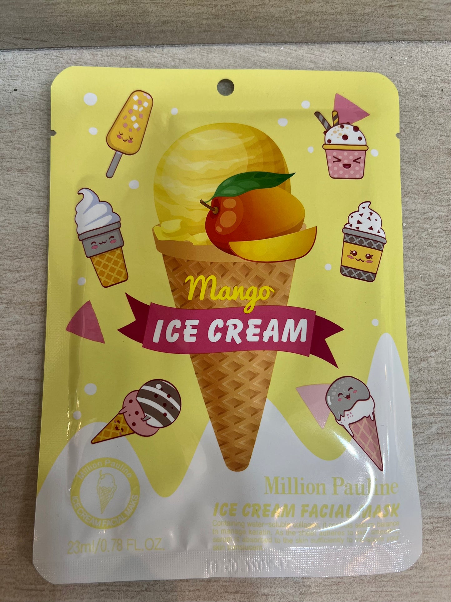 Maschera viso ice crem