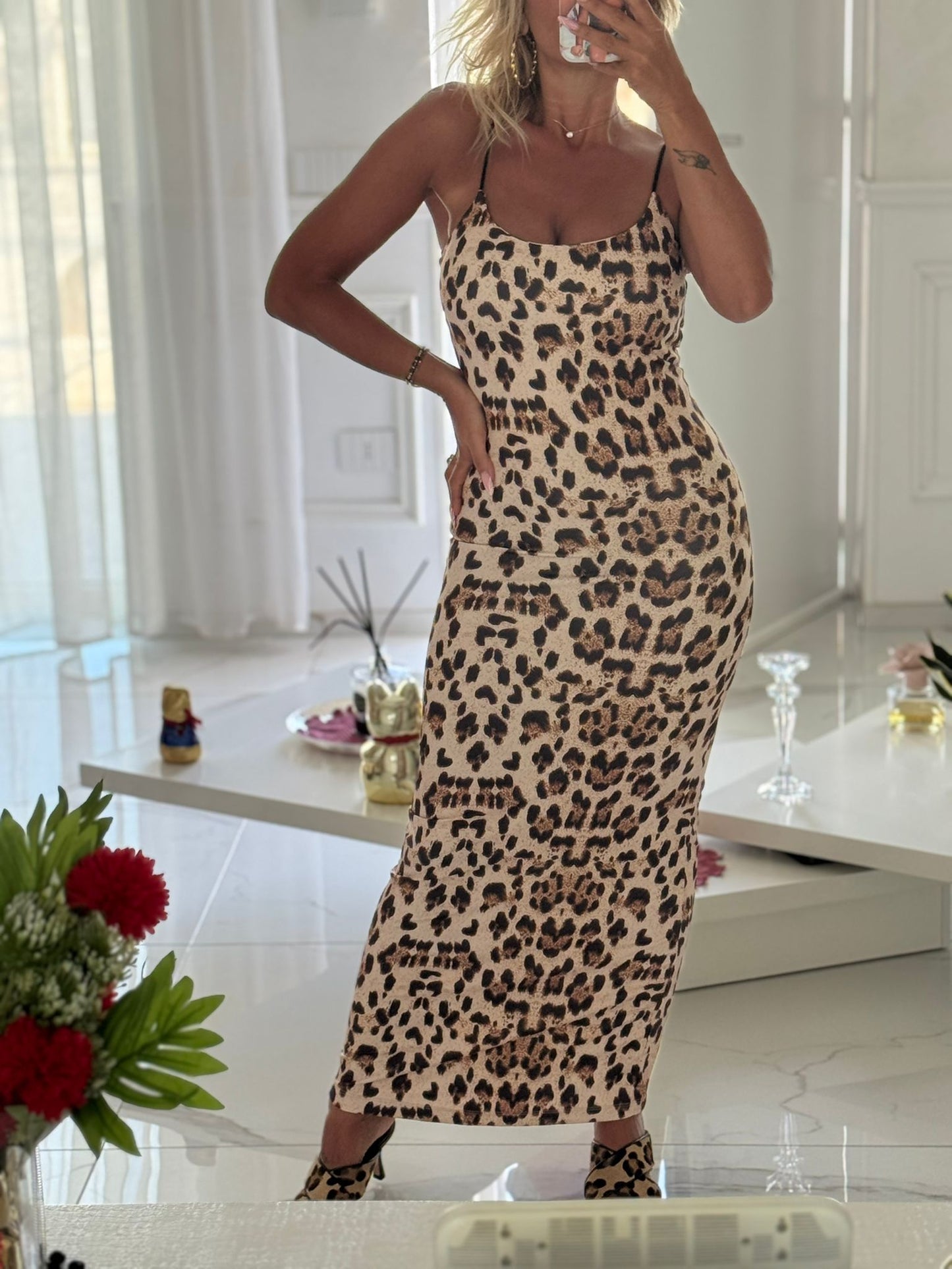 Abito kim Leopard