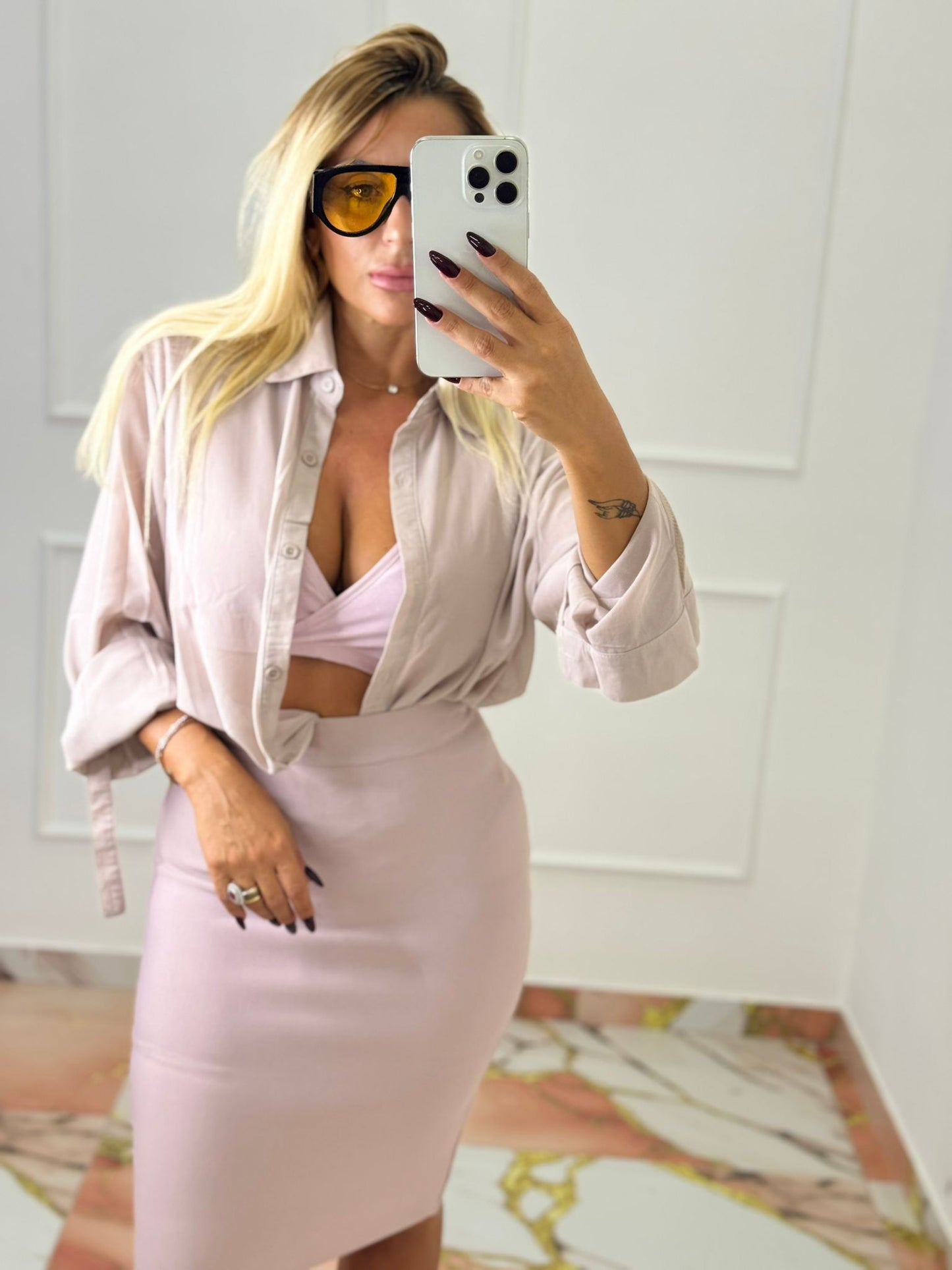 Camicia Elena Rosa
