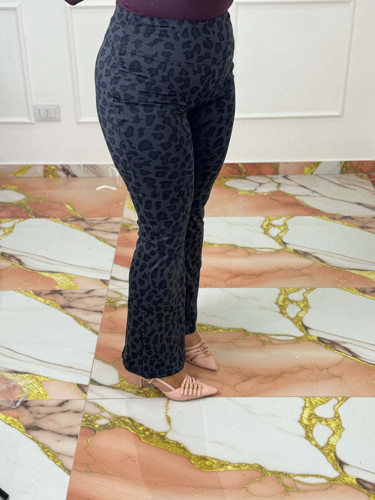 Pantalone tigrotto grigio