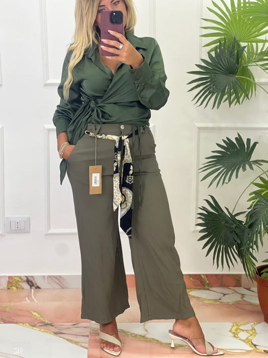 Pantalone vera verde