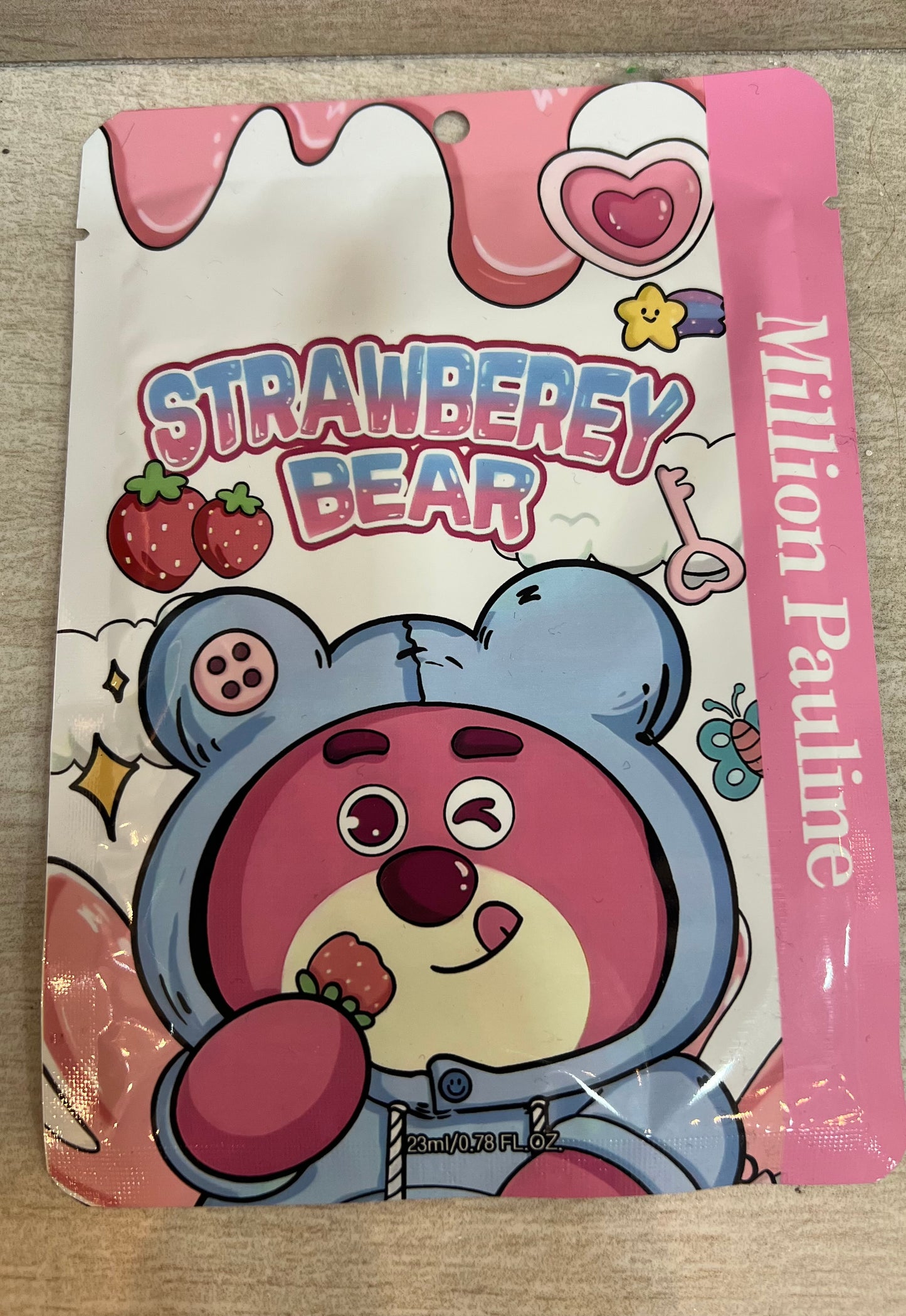 Maschera panna fragola