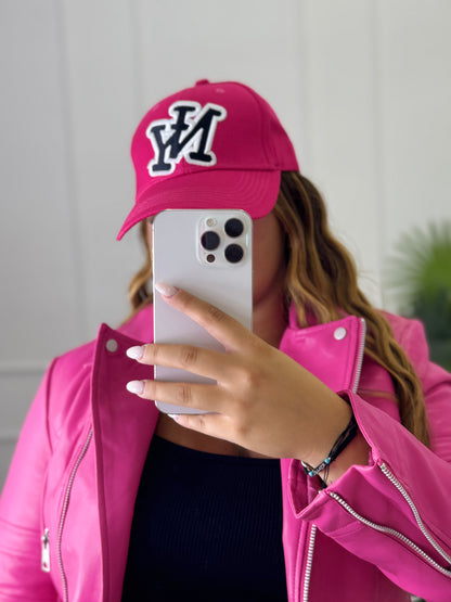 Cappello NY fucsia