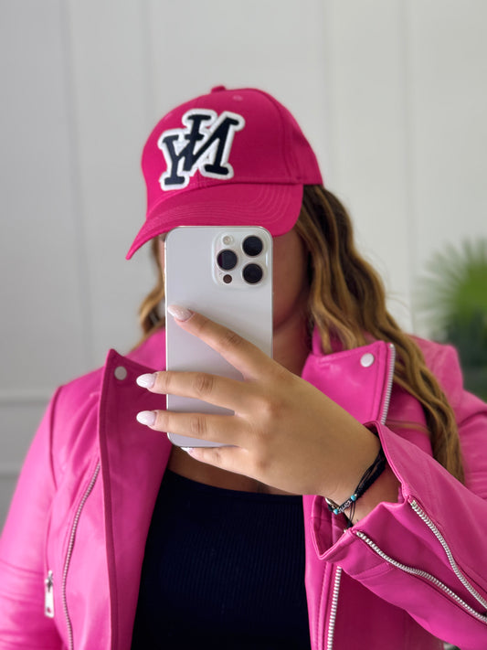 Cappello NY fucsia