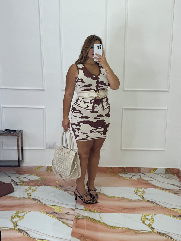 Coordinato vania marrone