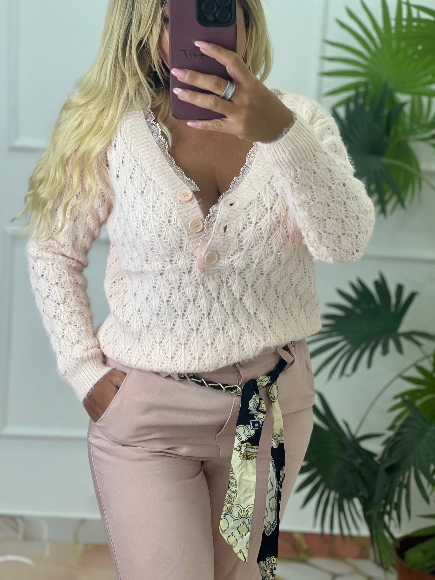 Maglioncino Enza rosa