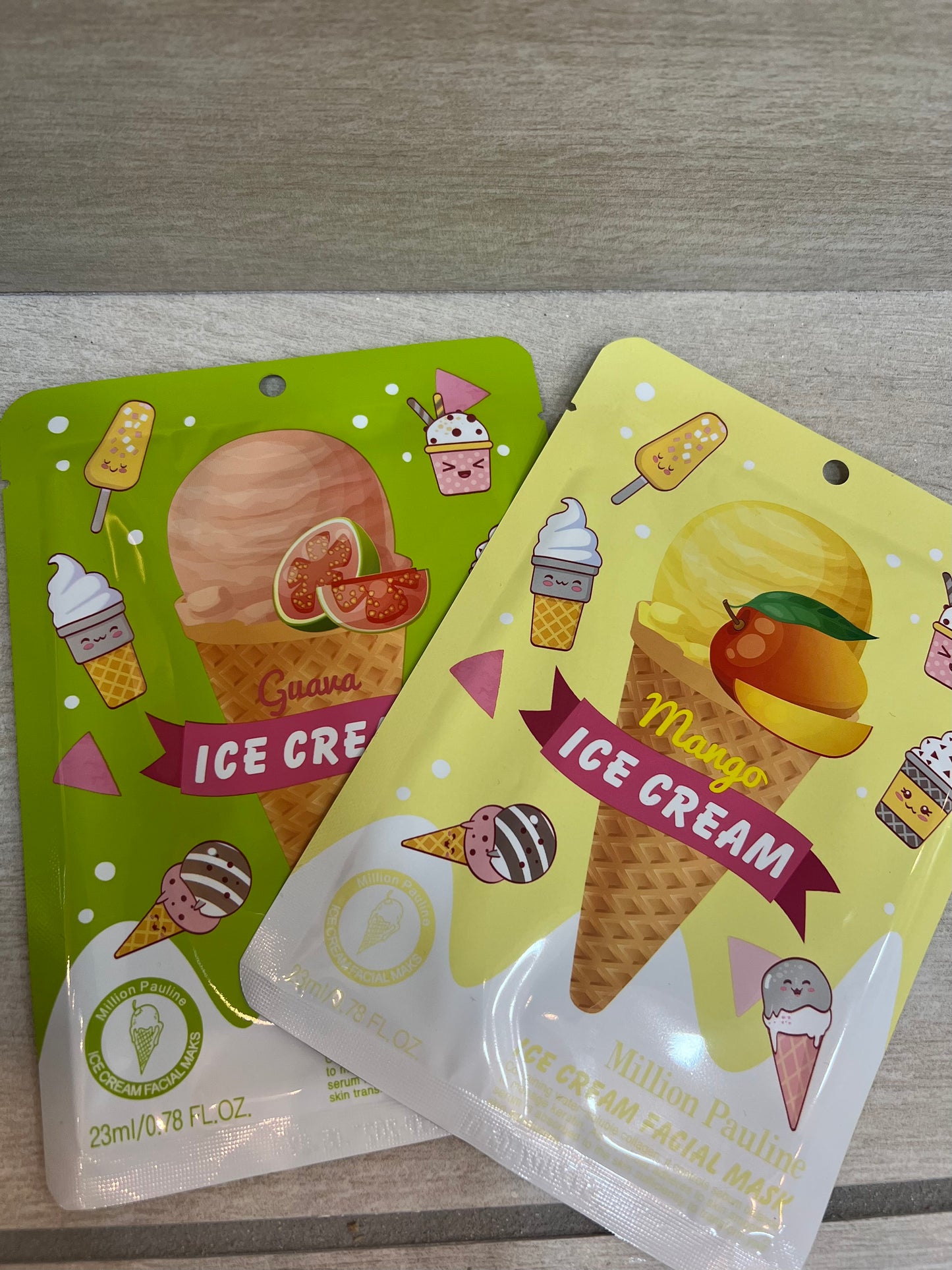 Maschera viso ice crem