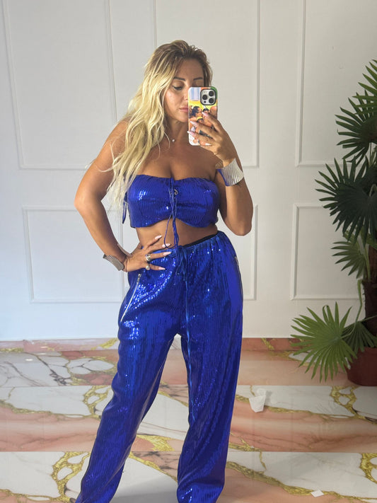 Coordinato Disco Blu
