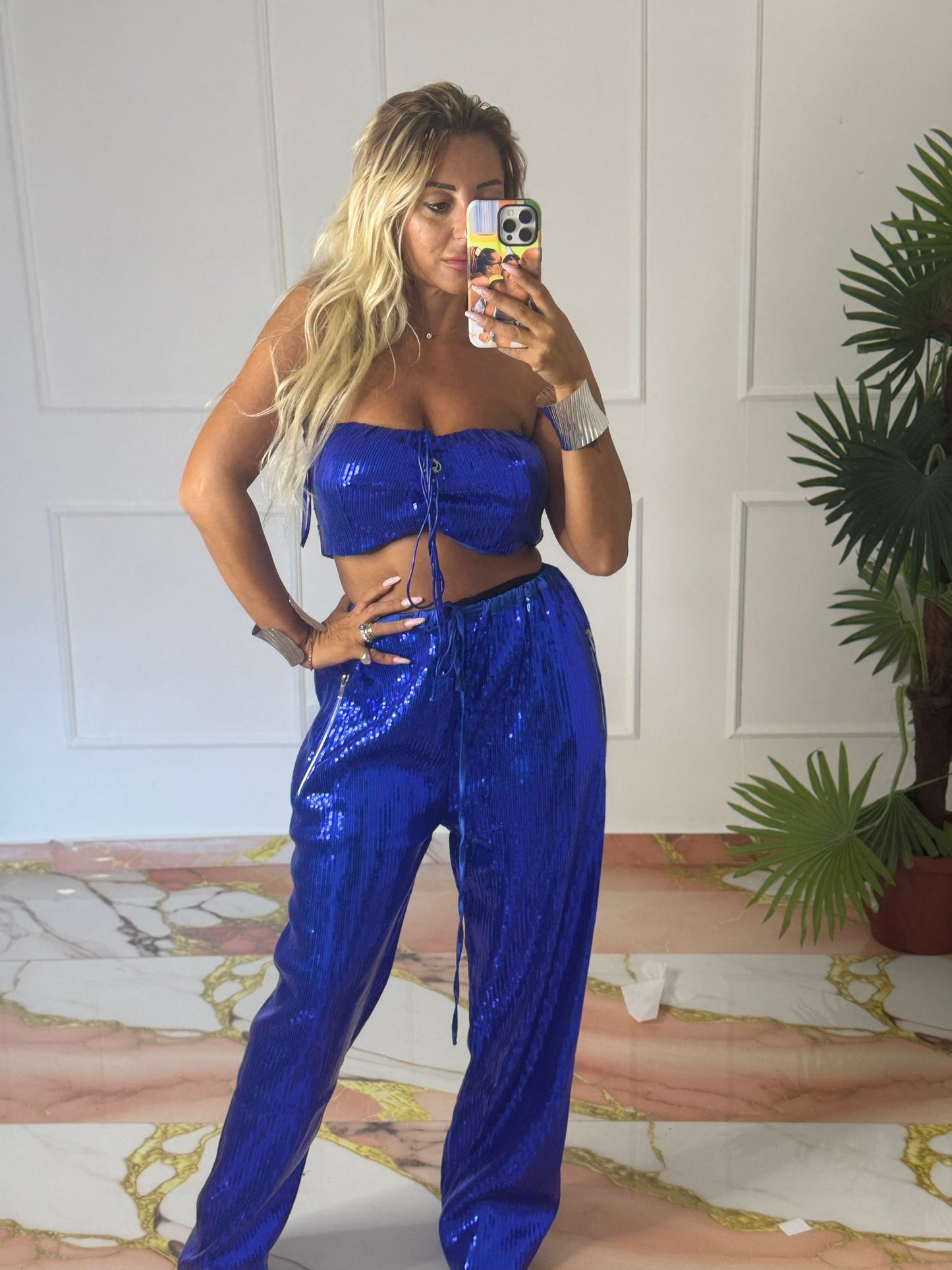 Coordinato Disco Blu