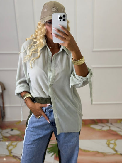 Camicia Velata Verde