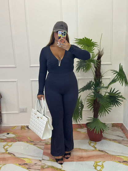 Leggings Zampa Grigio