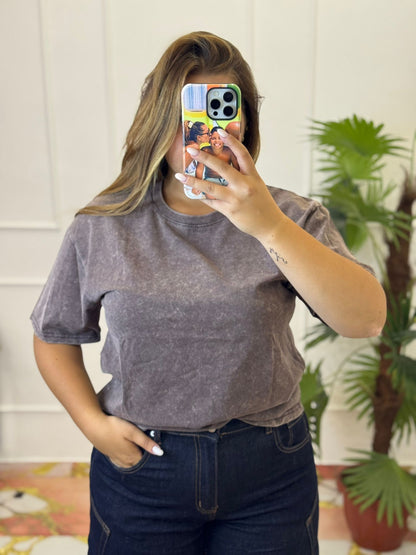 T-shirt Bella marrone