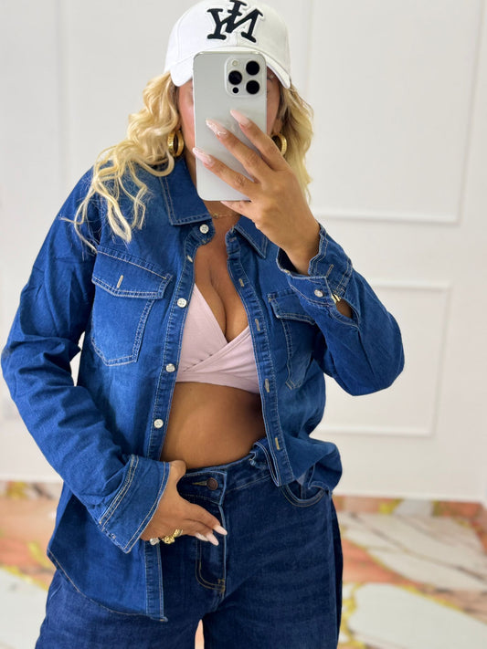 Camicia jeans slim