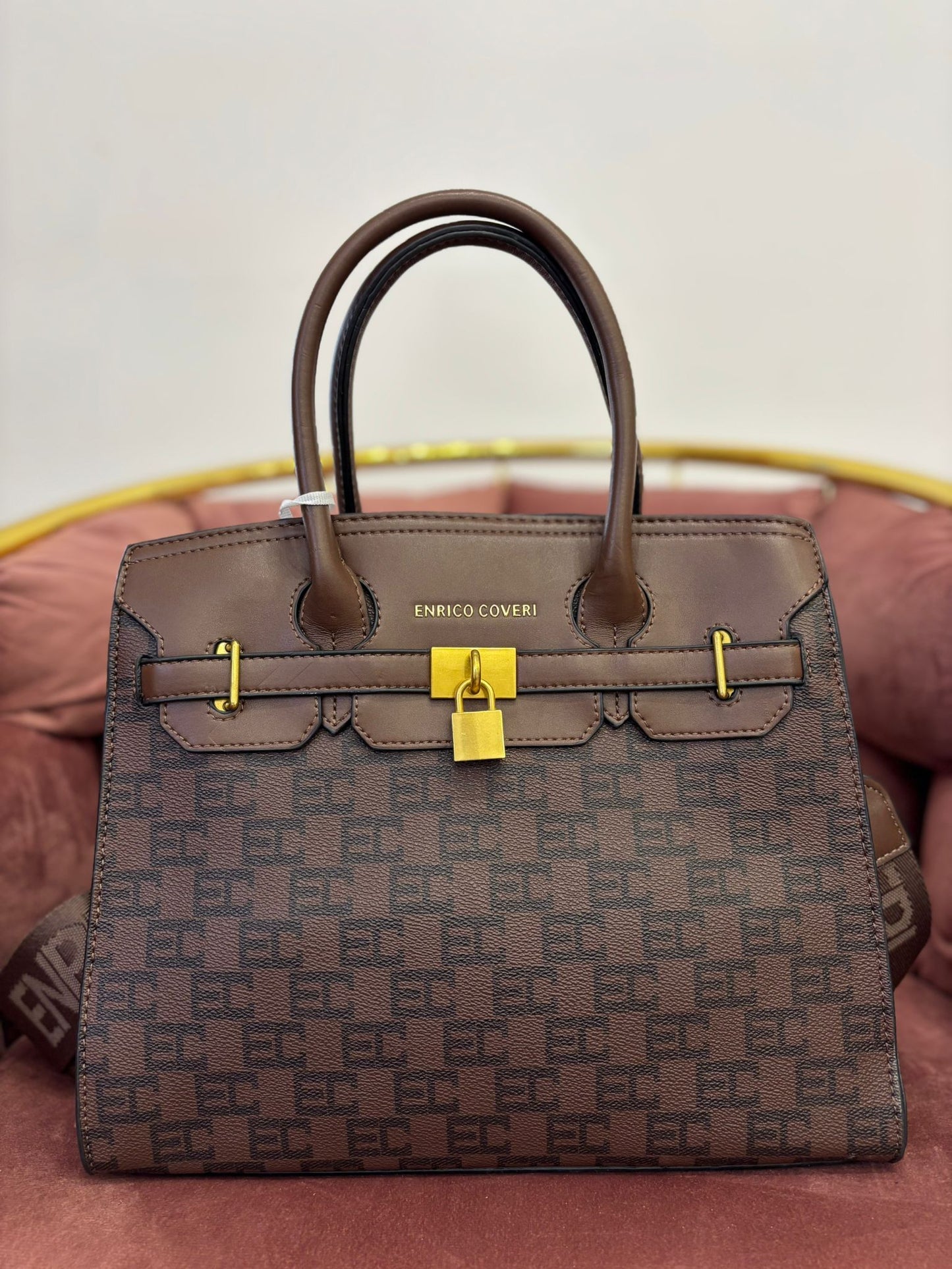 Borsa New York Marrone