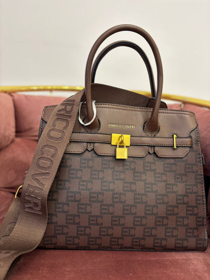Borsa New York Marrone