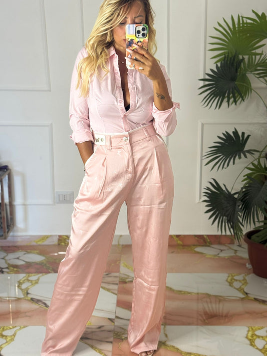 Pantalone butterfly rosa