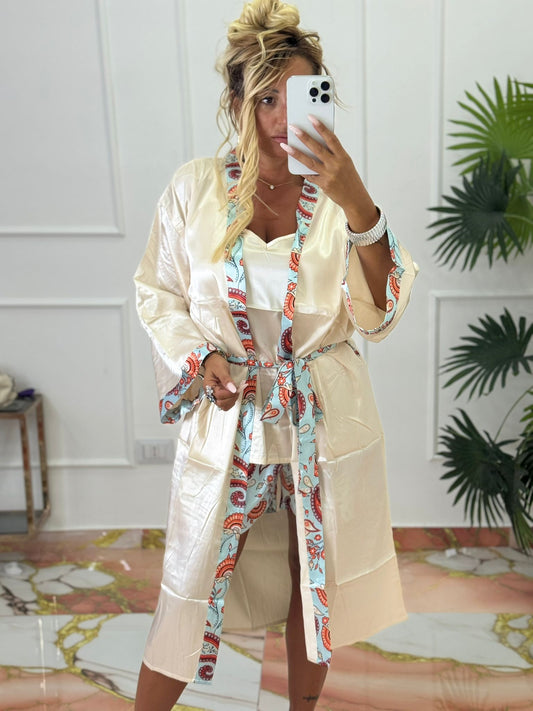 Pigiama stella beige