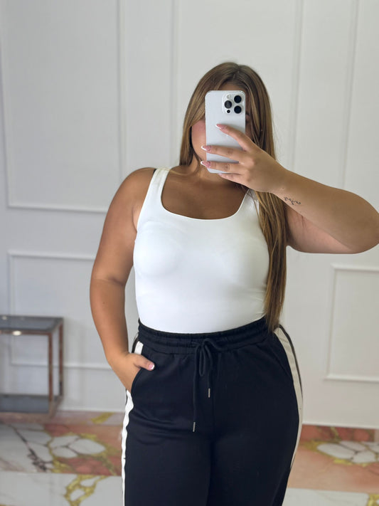 Canotta lycra bianca