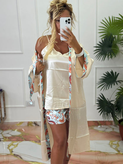 Pigiama stella beige