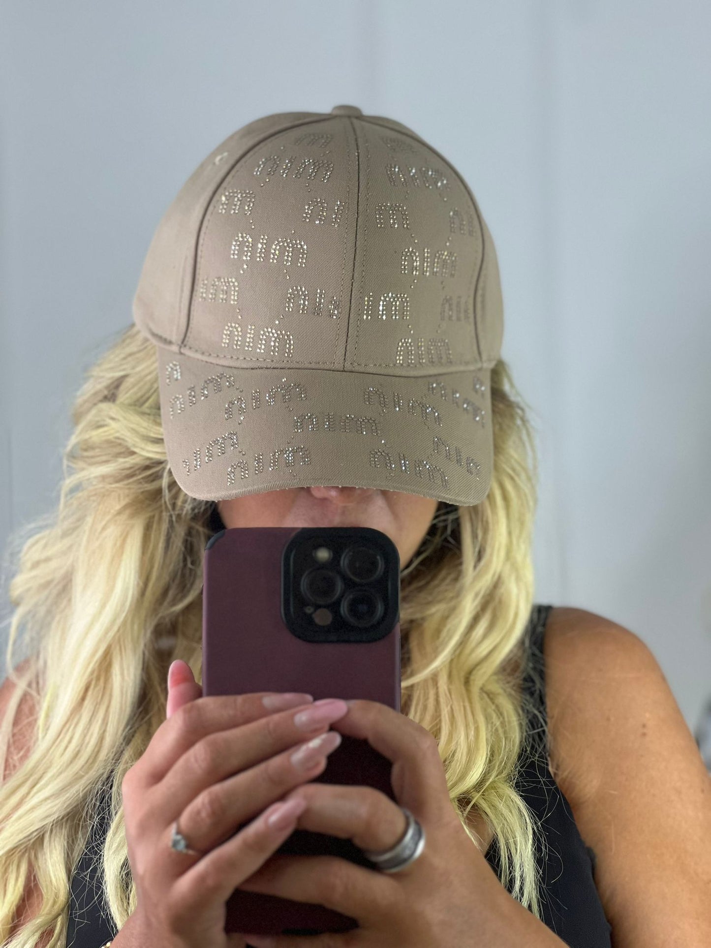 Cappello brillantinato