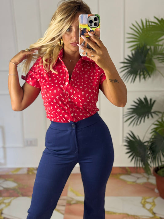 Camicia cherry rossa
