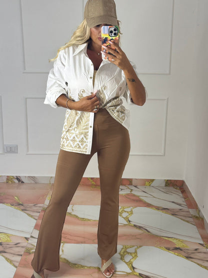 Pantalone Gianna Fango