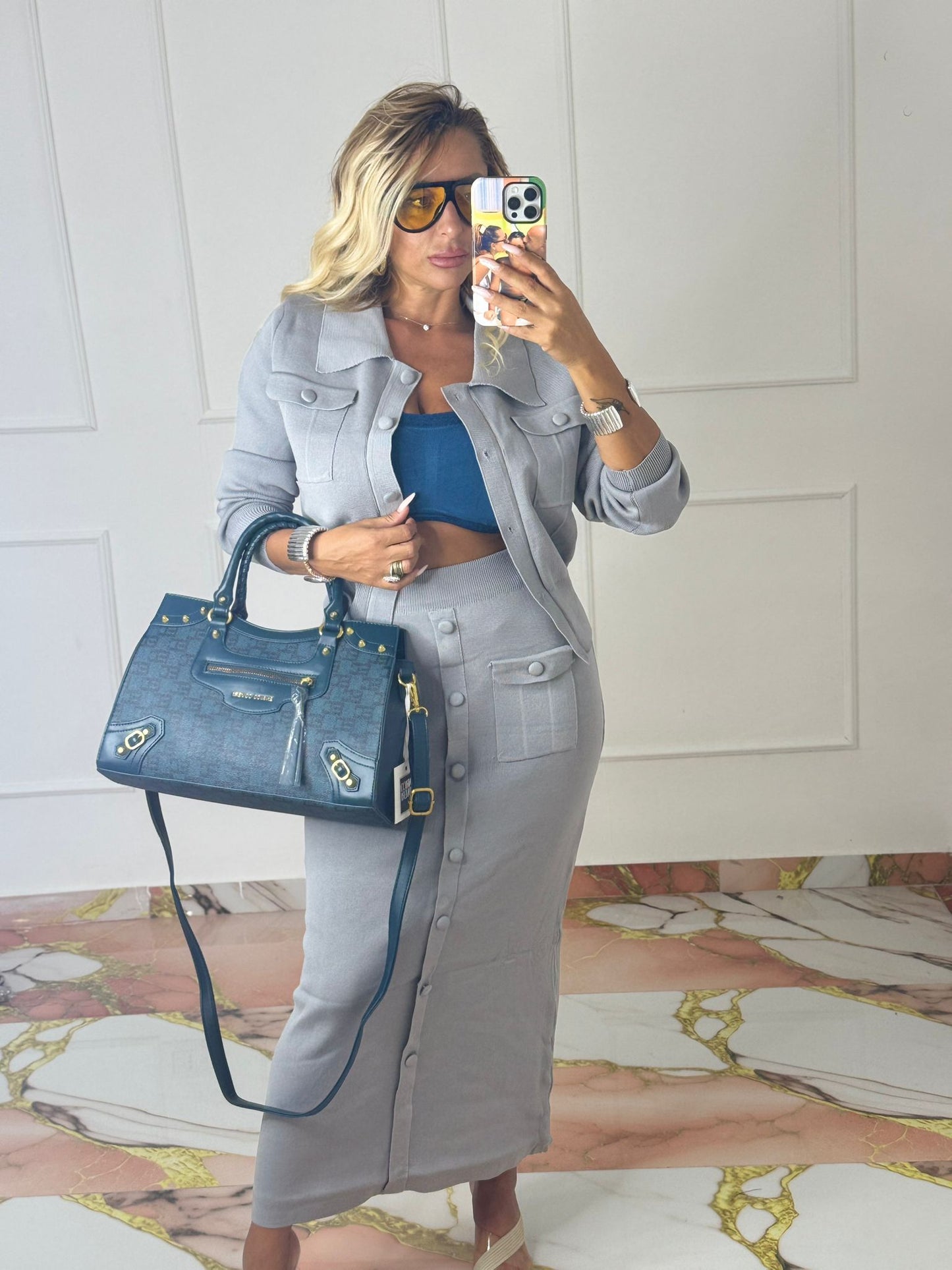 Coordinato Minnie Grigio
